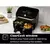 Instant Vortex Plus Dual ClearCook 7,6 Liter Heißluftfritteuse (schwarz)