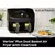 Instant Vortex Plus Dual ClearCook 7,6 Liter Heißluftfritteuse (schwarz)