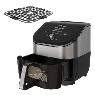 Instant Pot Vortex Plus ClearCook OdourErase Edelstahl Heißluftfritteuse 5,7L