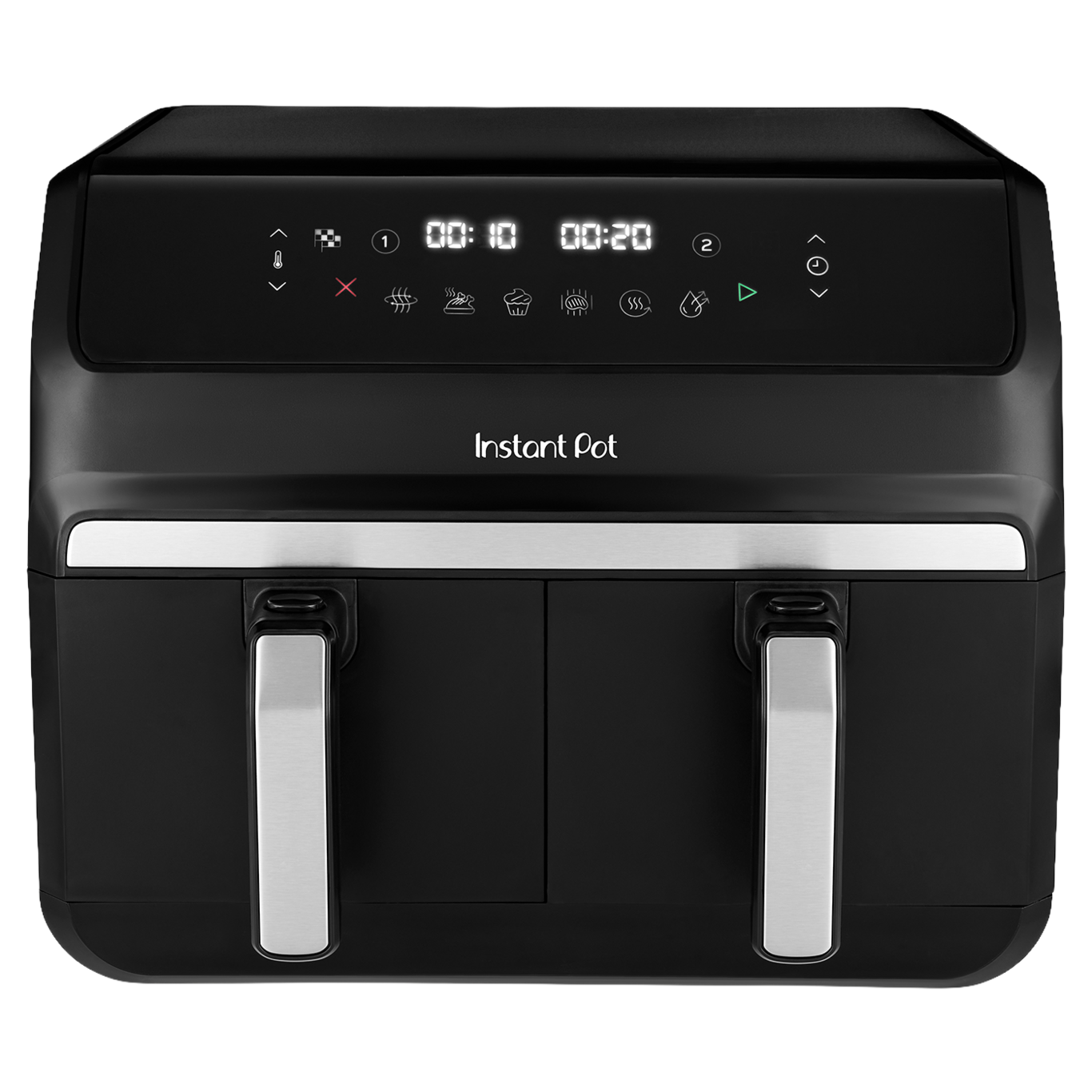 Instant Pot Vortex Dual Drawer Schwarz Heißluftfritteuse 8L