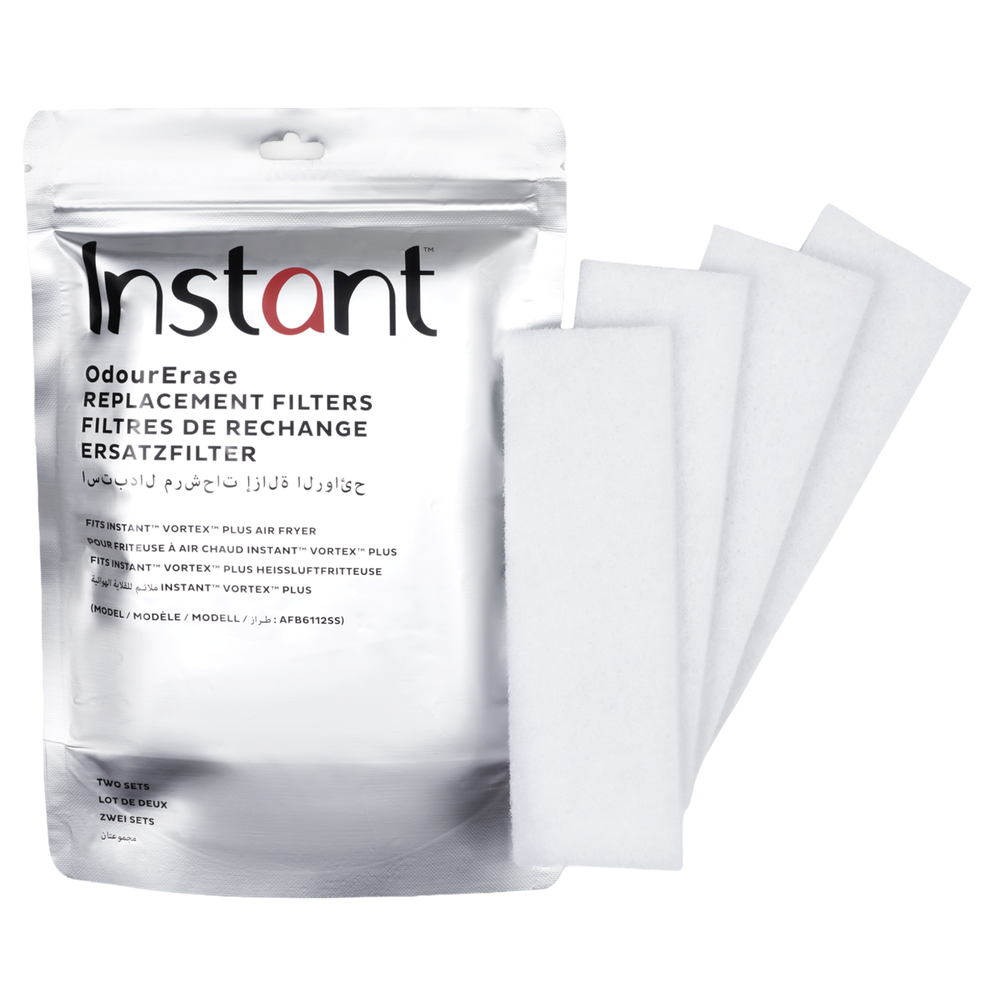 Instant Pot Vortex Plus ClearCook OdourErase Edelstahl Heißluftfritteuse 5,7L