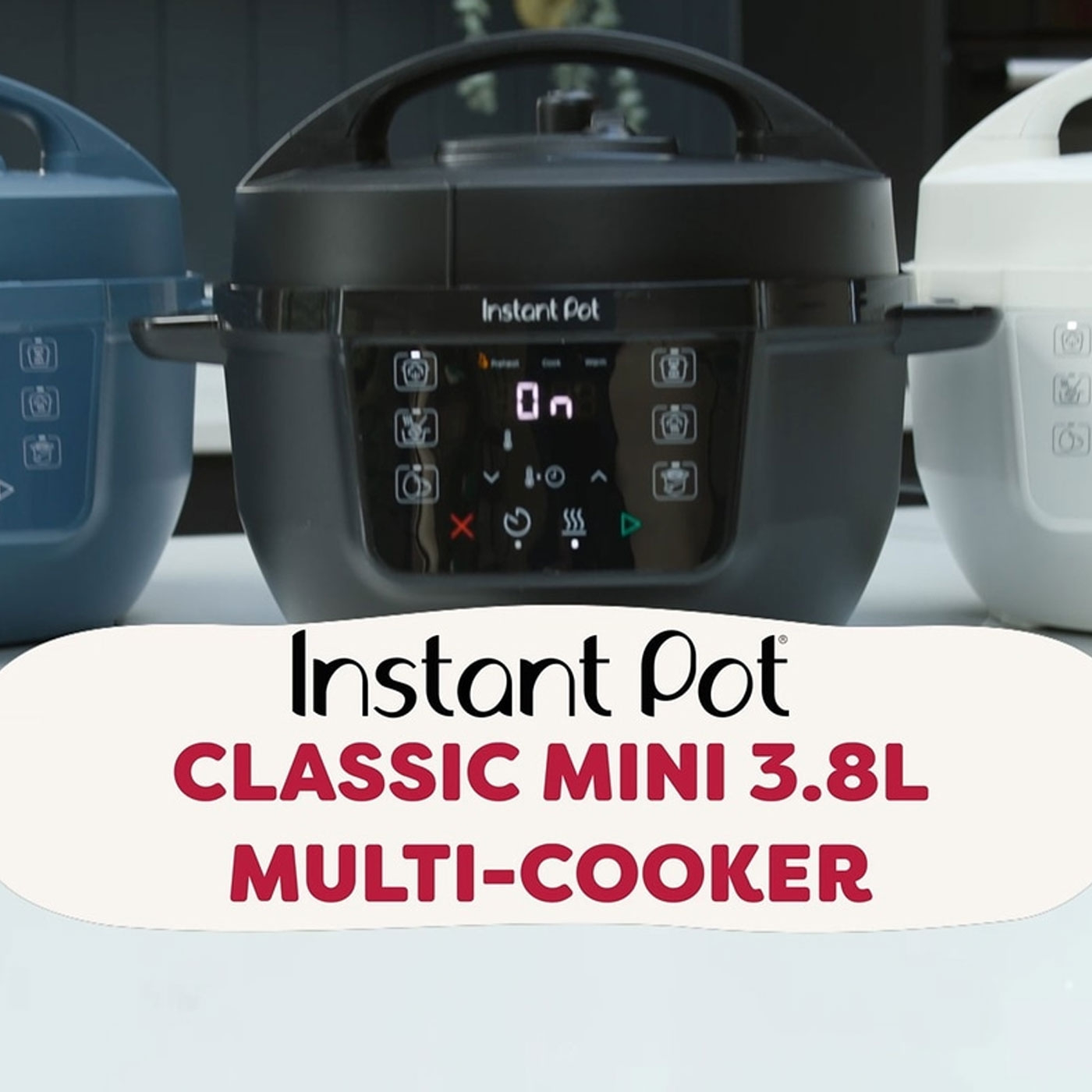 Instant Pot Classic Mini Schwarz Multikocher 3,8L