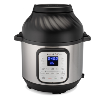 Instant Pot Duo Crisp Silber Multikocher & Heißluftfritteuse 5,7L