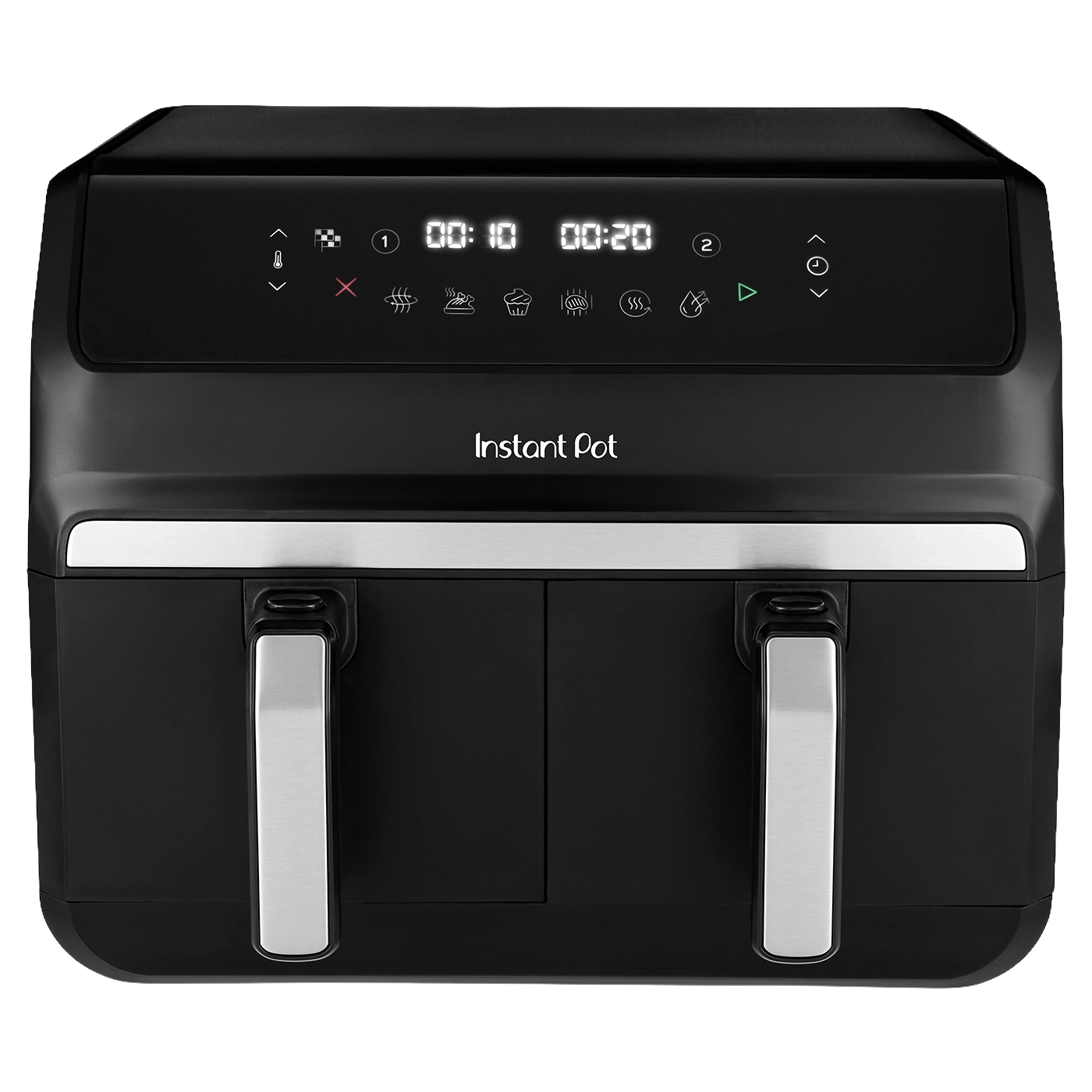 Instant Pot Vortex Dual Drawer Schwarz Heißluftfritteuse 8L