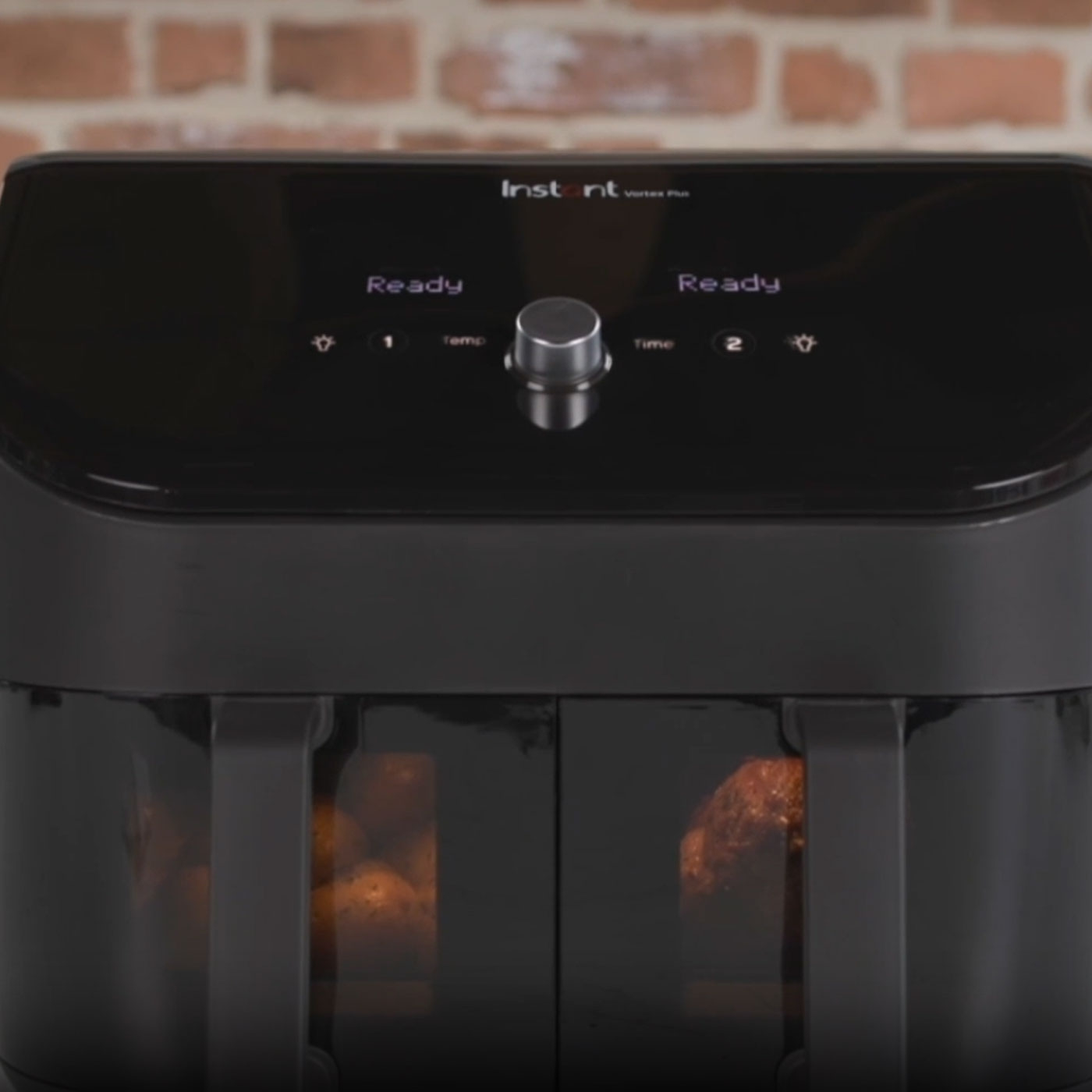 Instant Pot Vortex Plus Dual ClearCook Silber Heißluftfritteuse 7,6L