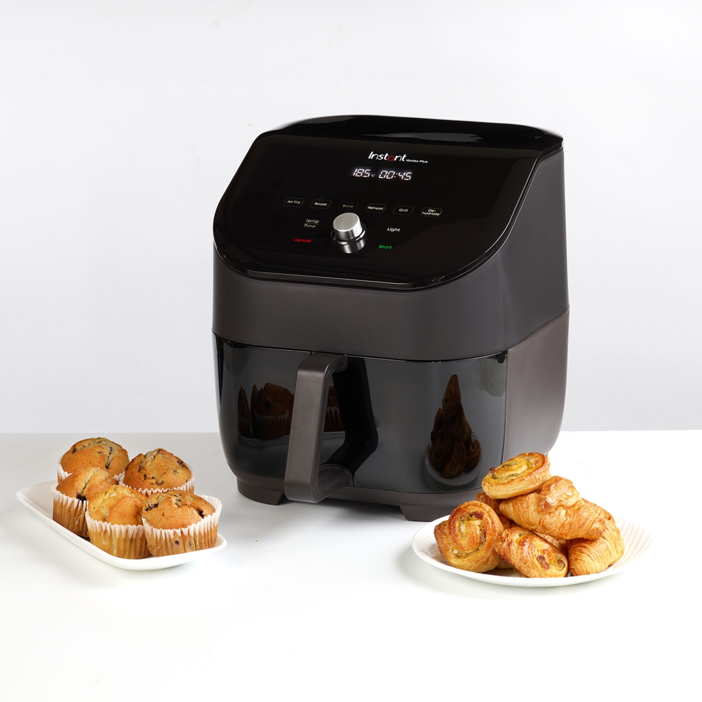 Instant Pot Vortex Plus ClearCook schwarz Heißluftfritteuse 5,7L