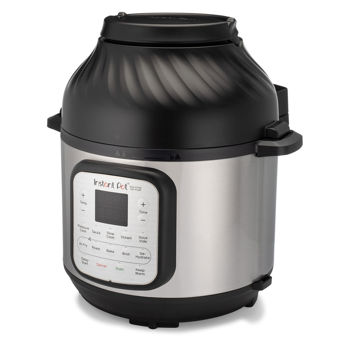 Instant Pot Duo Crisp Silber Multikocher & Heißluftfritteuse 5,7L