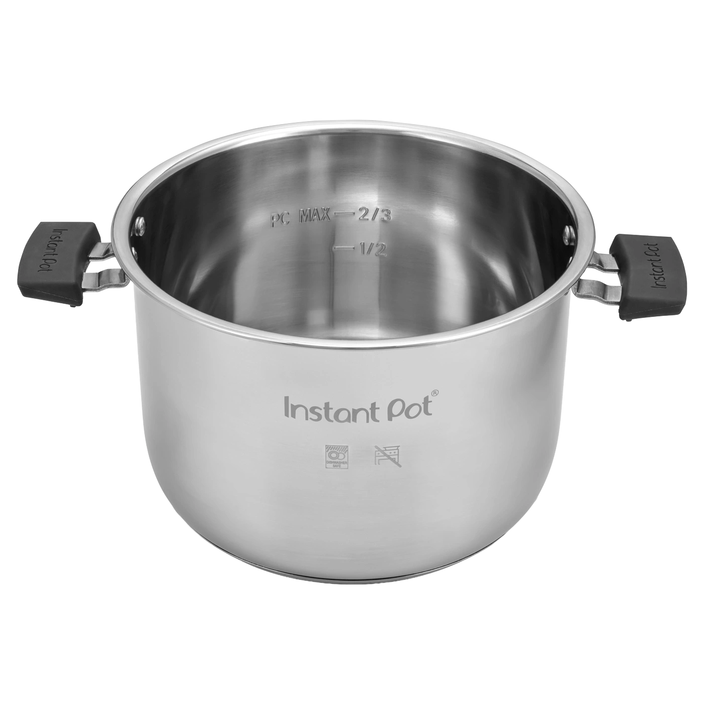 Edelstahl-Innentopf Plus 5,7 l mit Griffen