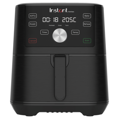 Instant Pot Vortex Schwarz Heißluftfritteuse 3,8L