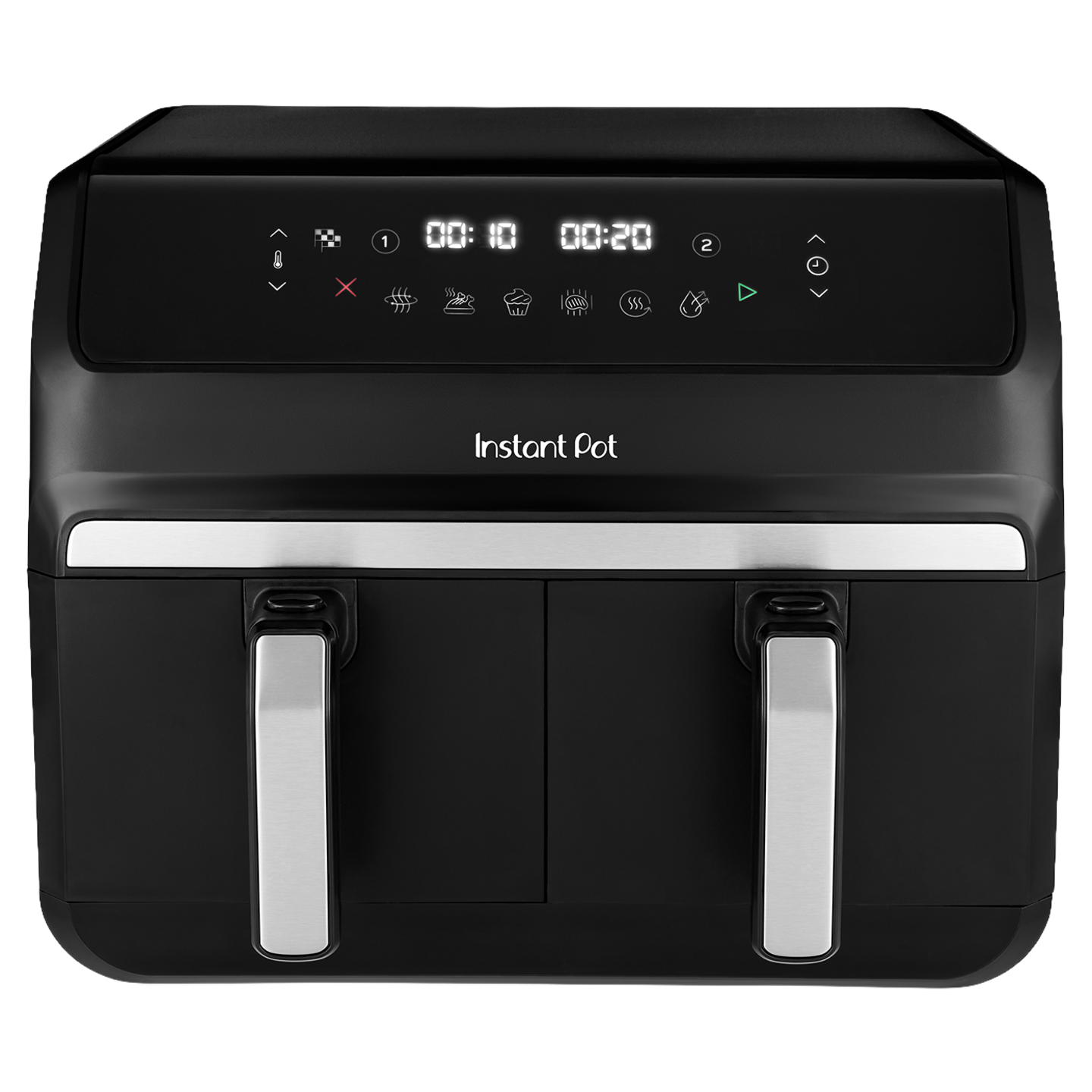 Instant Pot Vortex Dual Drawer Schwarz Heißluftfritteuse 8L