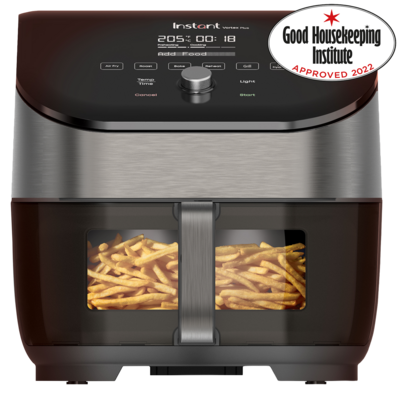 Instant Pot Vortex Plus ClearCook OdourErase Edelstahl Heißluftfritteuse 5,7L