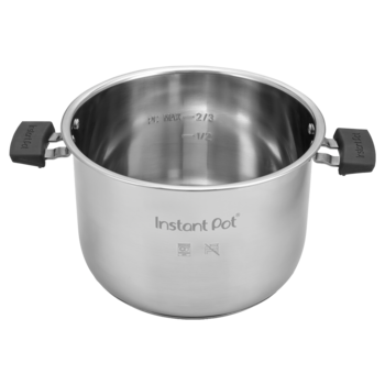 Edelstahl-Innentopf Plus 5,7 l mit Griffen