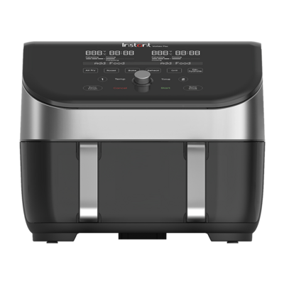 Instant Pot Vortex Plus VersaZone mit ClearCook Edelstahl Heißluftfritteuse 8,5L