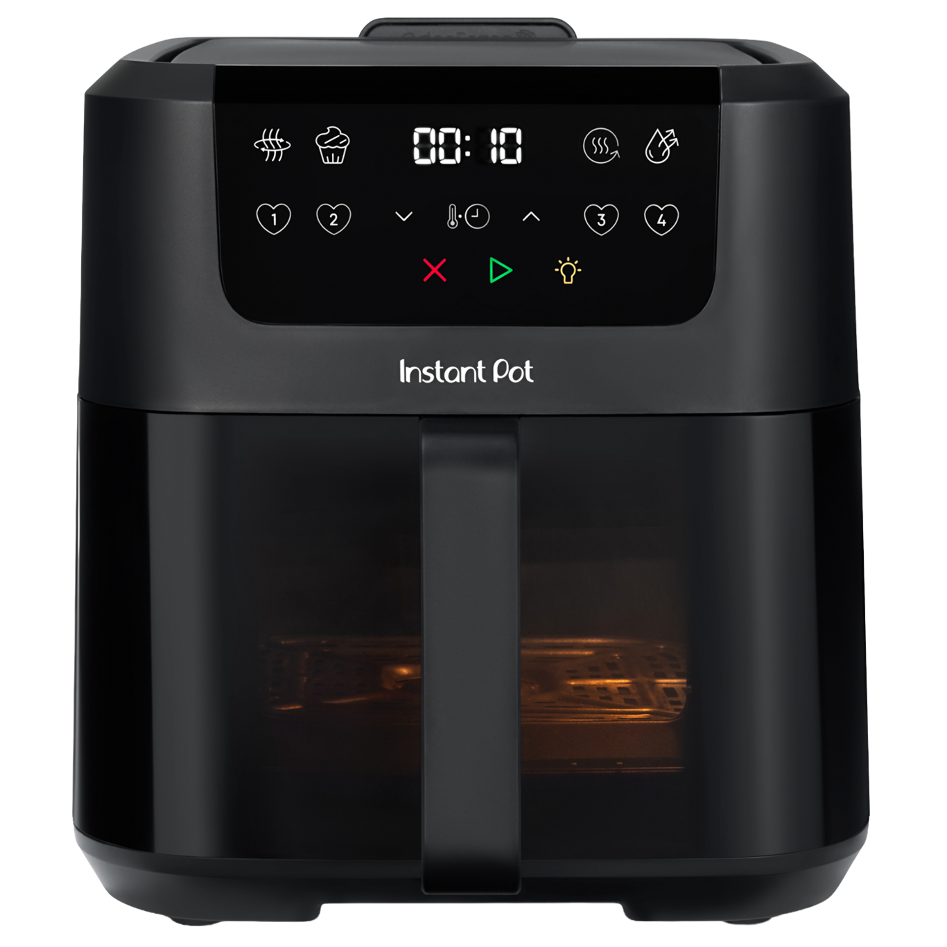 Instant Pot Vortex Compact ClearCook OdourErase Schwarz Heißluftfritteuse 5L