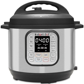 Instant Pot Duo 80 Edelstahl Schwarz Multikocher 8L