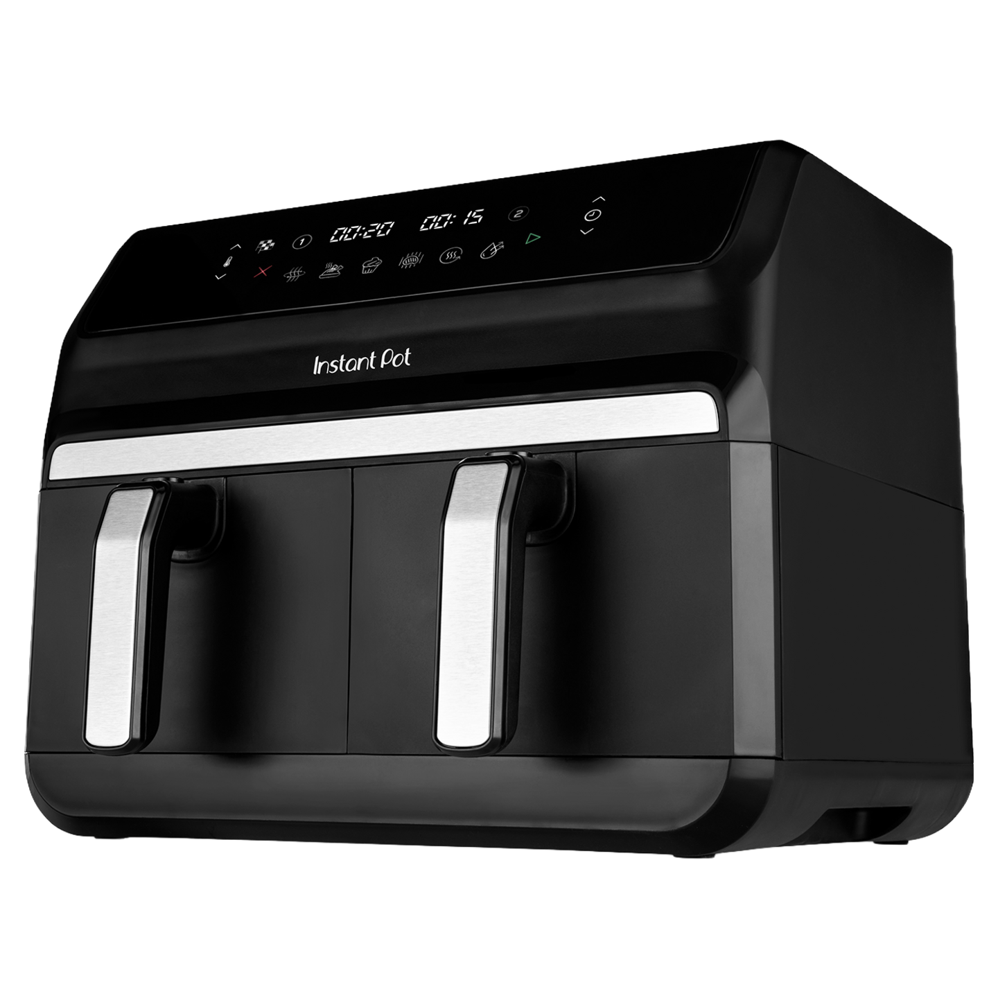 Instant Pot Vortex Dual Drawer Schwarz Heißluftfritteuse 8L