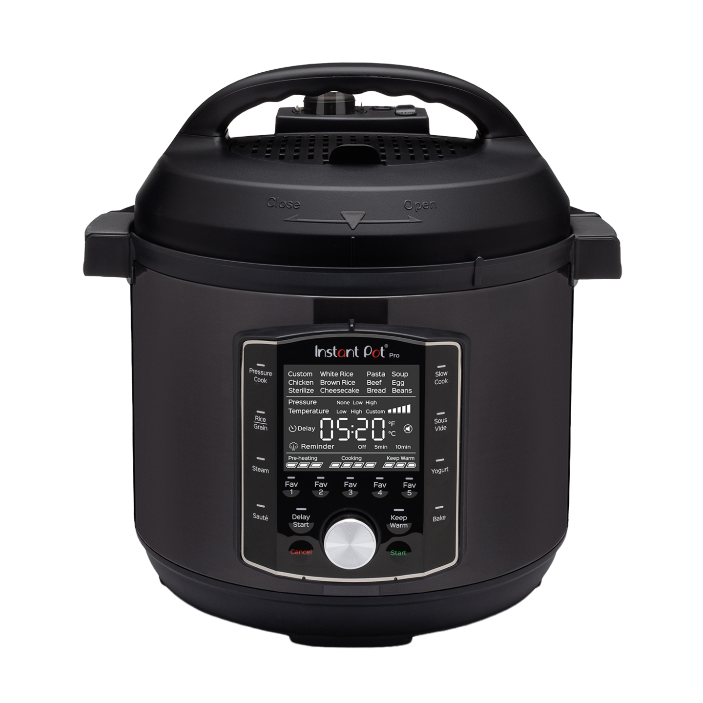 Instant Pot Pro Multikocher Schwarz 7,6L