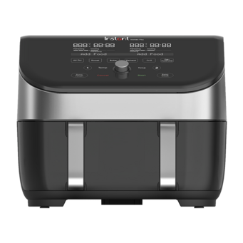 Instant Pot Vortex Plus VersaZone mit ClearCook Edelstahl Heißluftfritteuse 8,5L