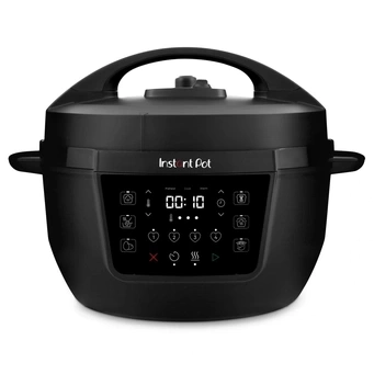 Schwarzer Instant Pot, Küchengerät, Kochfeld, Digitalanzeige, Kochzeit, Kochen, Warmhalten, Kochen