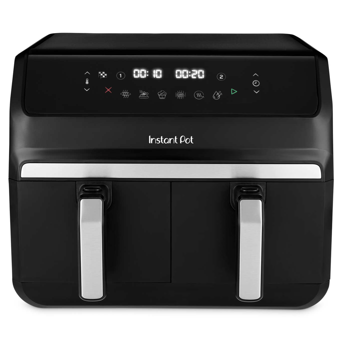 Instant Pot Vortex Dual Drawer Schwarz Heißluftfritteuse 8L