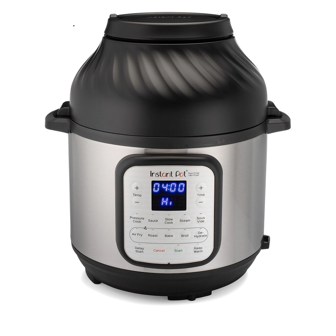 Instant Pot Duo Crisp Silber Multikocher & Heißluftfritteuse 7,6L