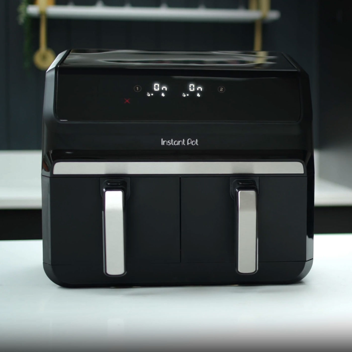 Instant Pot Vortex Dual Drawer Schwarz Heißluftfritteuse 8L