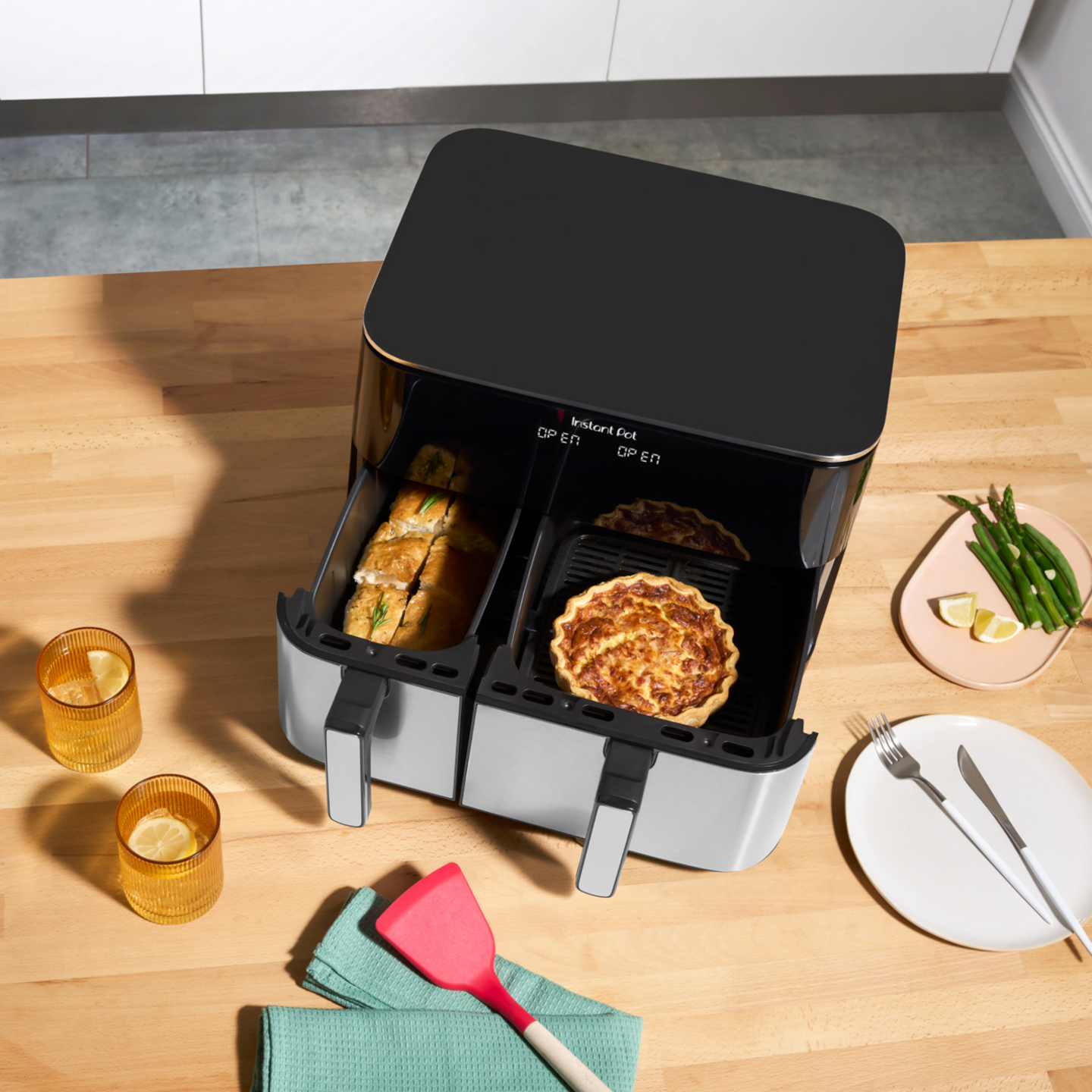 Instant Pot Vortex Dual Schwarz Heißluftfritteuse 11L