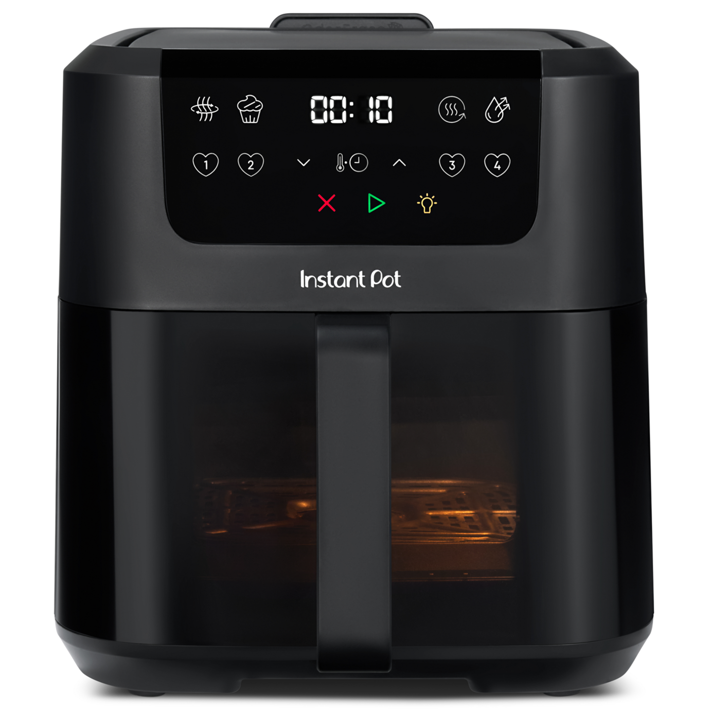 Instant Pot Vortex Compact ClearCook OdourErase Schwarz Heißluftfritteuse 5L