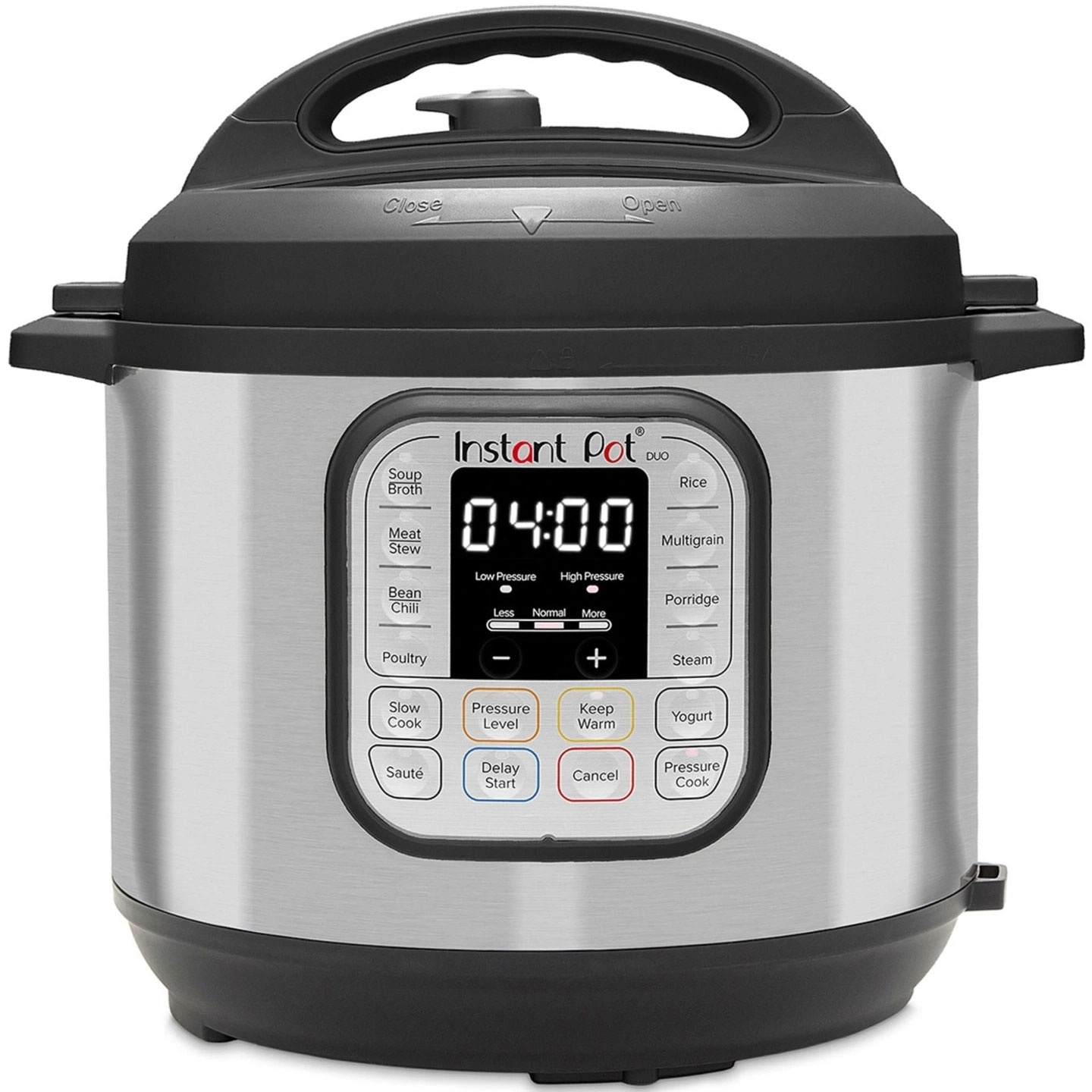 Instant Pot Duo 80 Edelstahl Schwarz Multikocher 8L