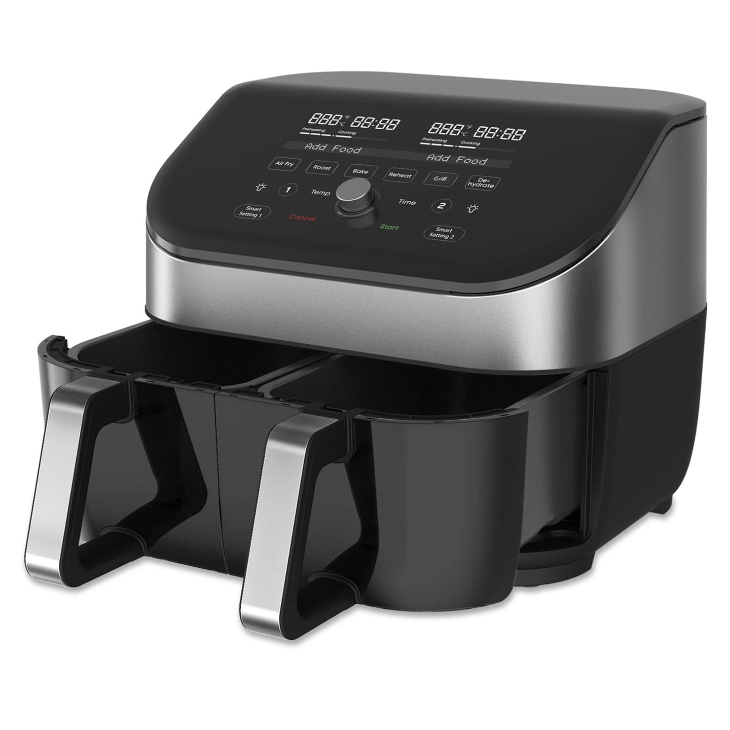 Instant Pot Vortex Plus VersaZone mit ClearCook Edelstahl Heißluftfritteuse 8,5L