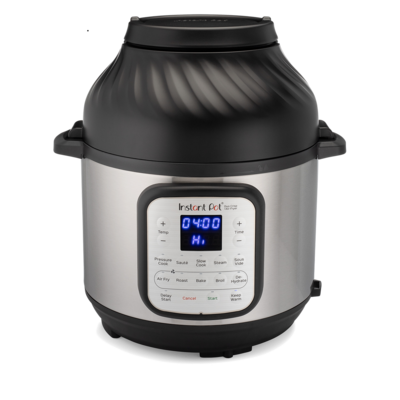 Instant Pot Duo Crisp Silber Multikocher & Heißluftfritteuse 5,7L