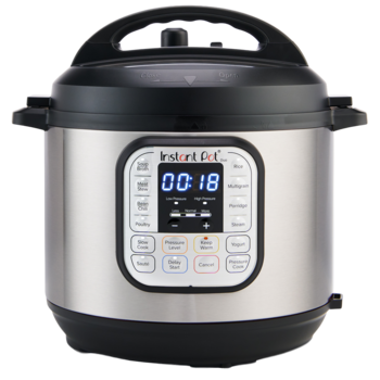 Instant Pot Duo 80 Edelstahl Schwarz Multikocher 8L