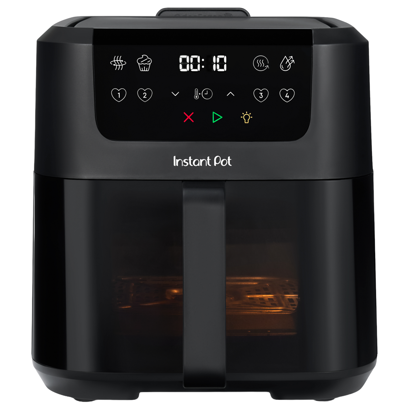 Instant Pot Vortex Compact ClearCook OdourErase Schwarz Heißluftfritteuse 5L