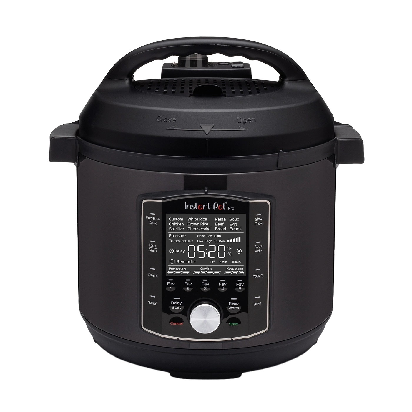 Instant Pot Pro Multikocher Schwarz 7,6L