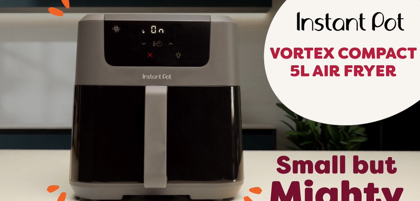 Instant Pot Vortex Compact 5L Air Fryer, klein aber mächtig.