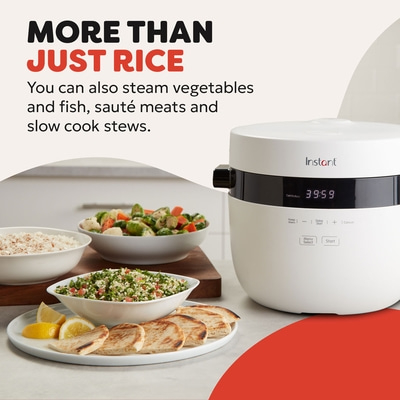 Instant Pot Reiskocher und Dampfgarer Weiß 5L