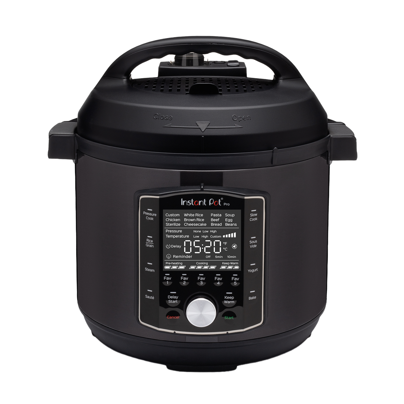 Instant Pot Pro Multikocher Schwarz 7,6L