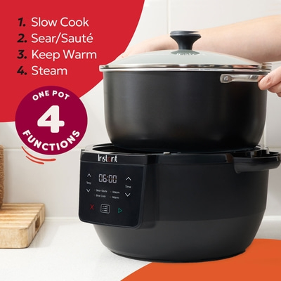 Instant Pot Superior Schwarz Slow Cooker 7,1L