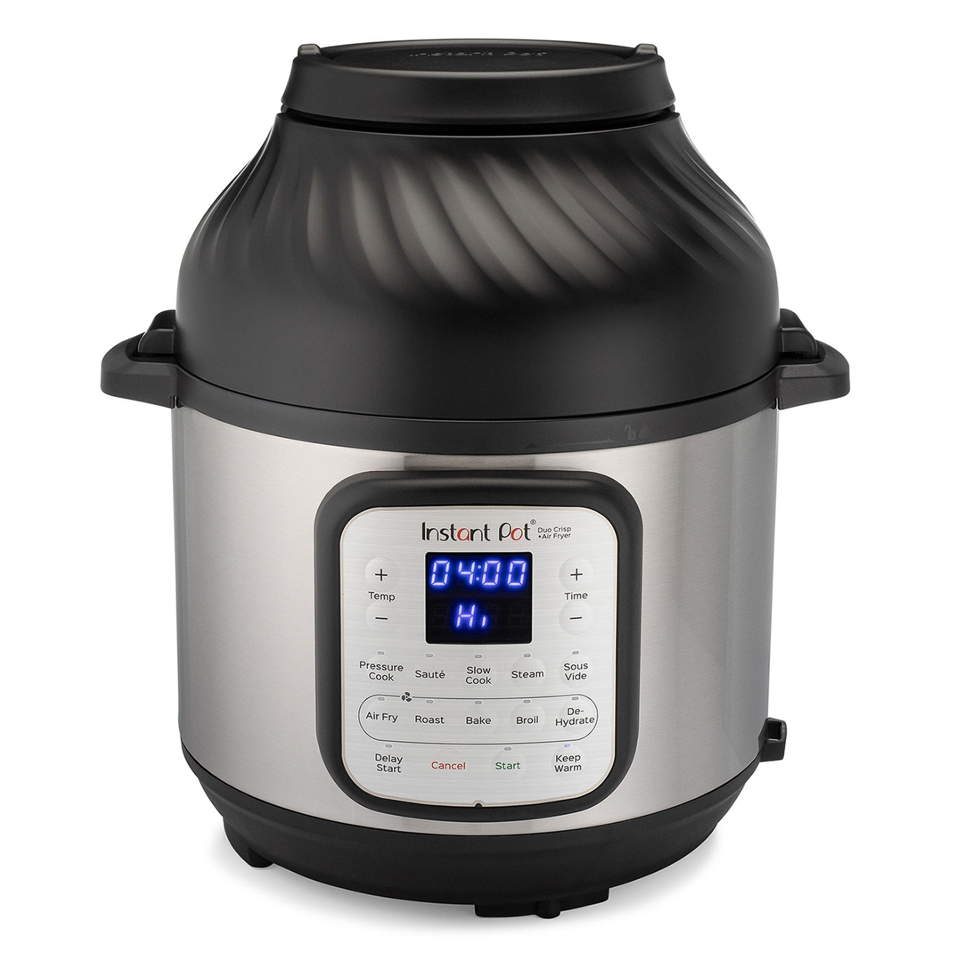 Instant Pot Duo Crisp Silber Multikocher & Heißluftfritteuse 5,7L