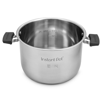 Edelstahl-Innentopf Plus 5,7 l mit Griffen