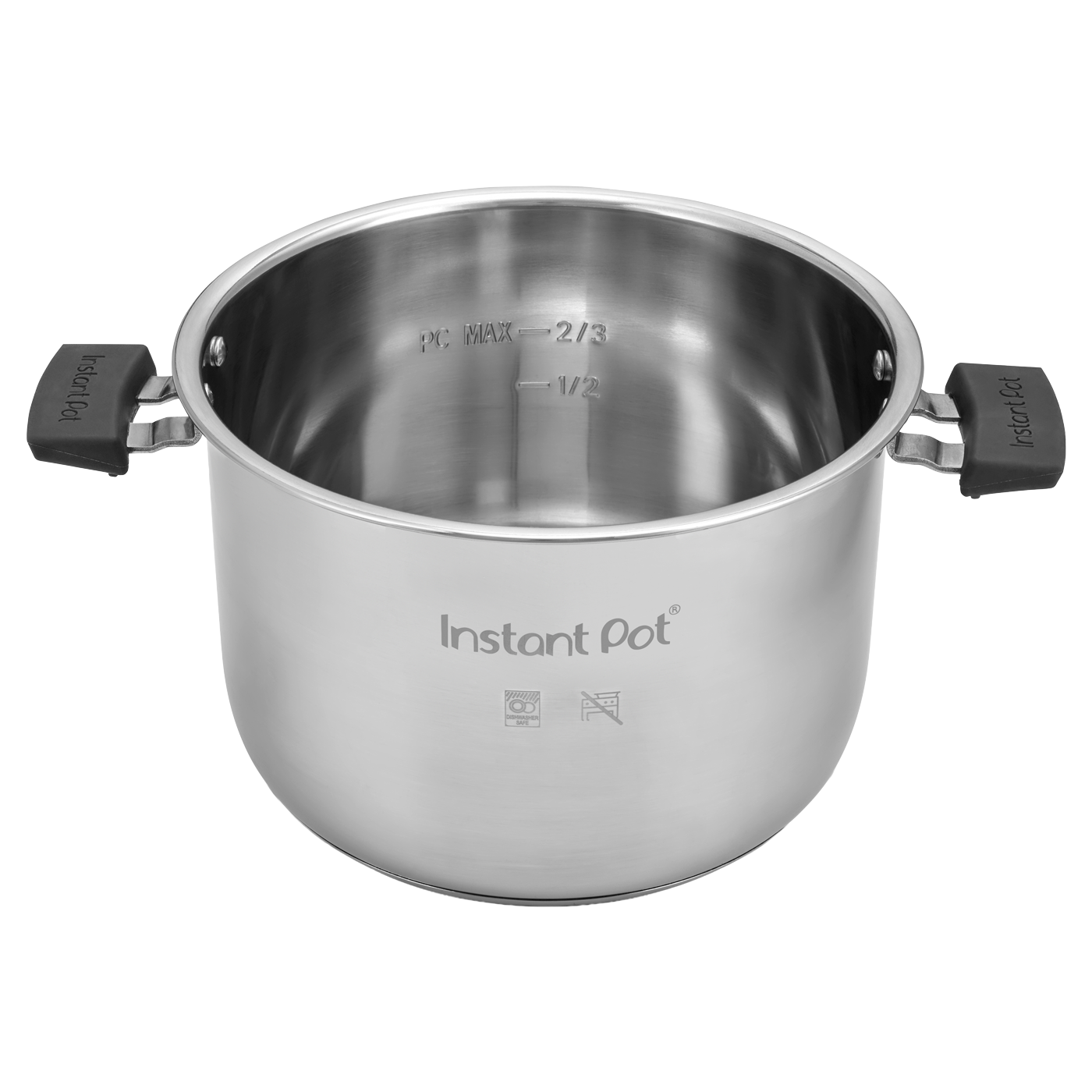 Edelstahl-Innentopf Plus 5,7 l mit Griffen