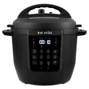 Schwarzer Instant Pot, Digitalanzeige, Kochfeld, Küchengerät, Elektroherd, Kochen, Essen, Mahlzeit