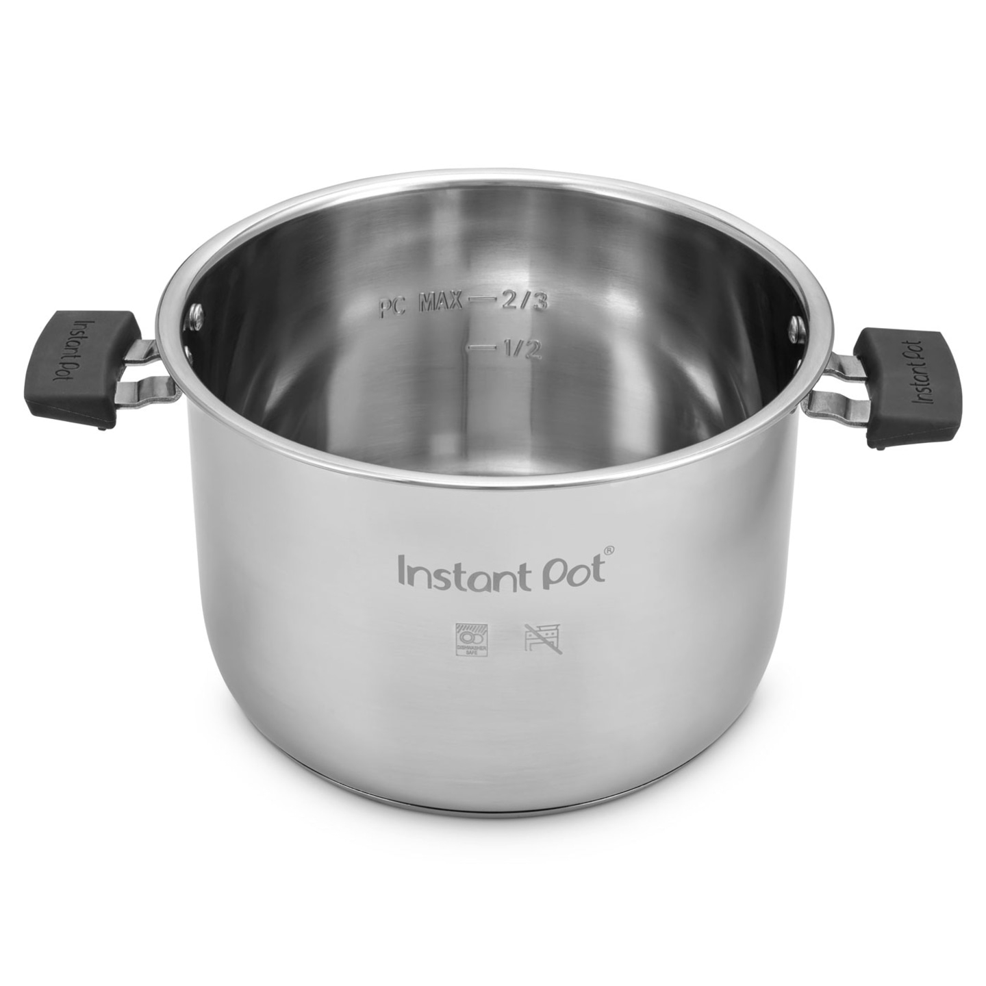 Edelstahl-Innentopf Plus 5,7 l mit Griffen
