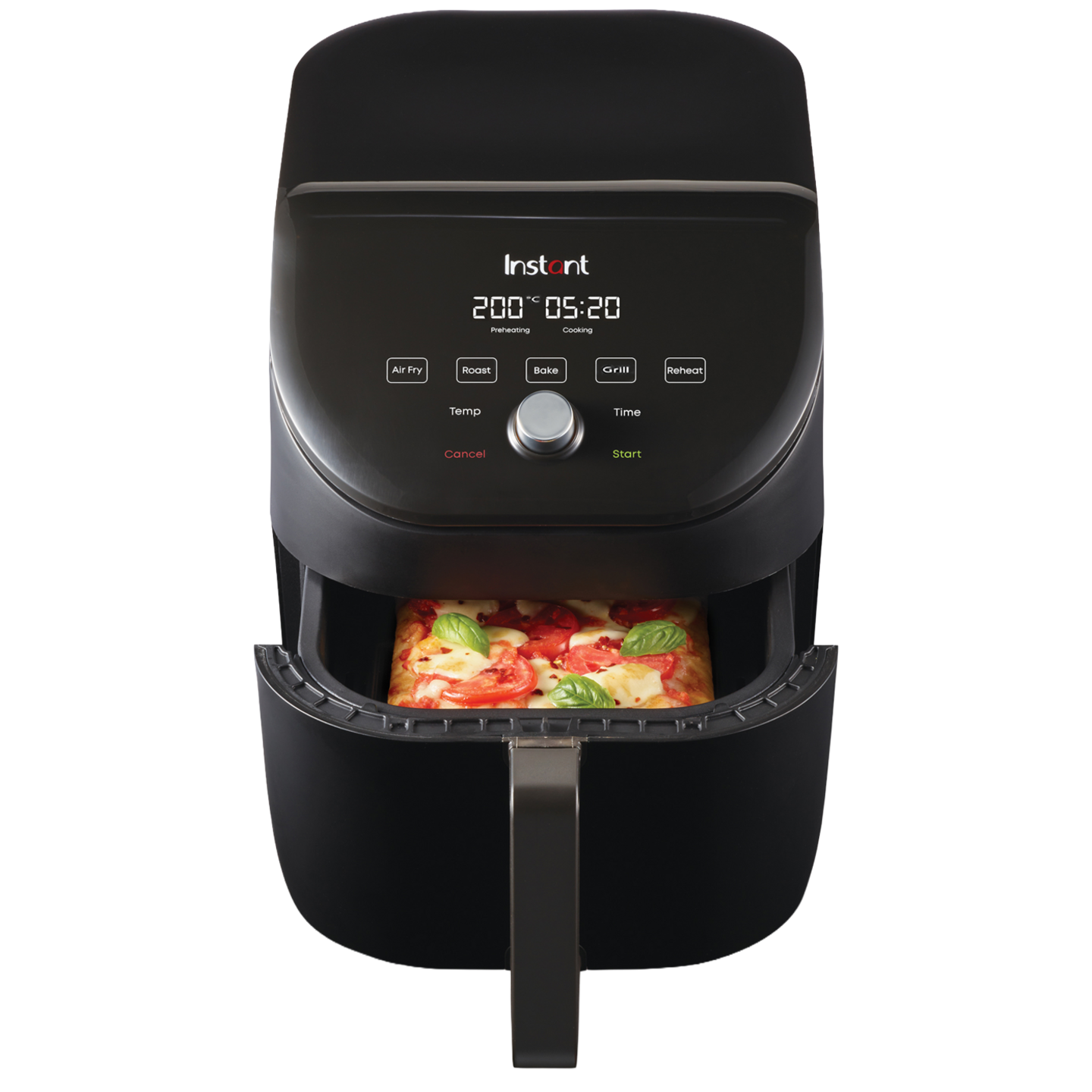 Instant Pot Vortex Slim Schwarz Heißluftfritteuse 5,7L