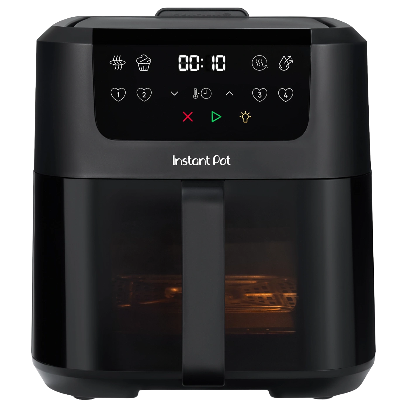 Instant Pot Vortex Compact ClearCook OdourErase Schwarz Heißluftfritteuse 5L
