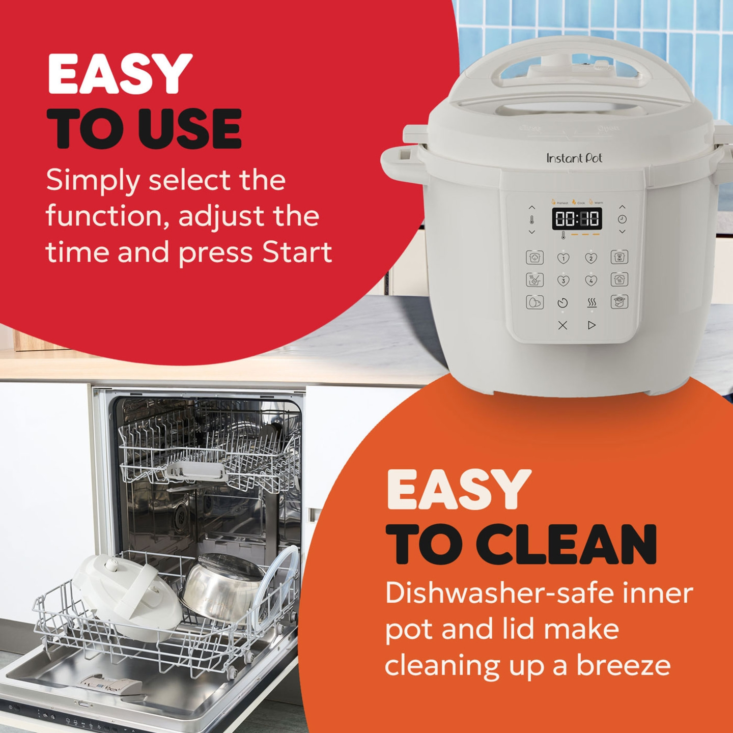 Instant Pot Weiß Sea Salt Multikocher 5,7L