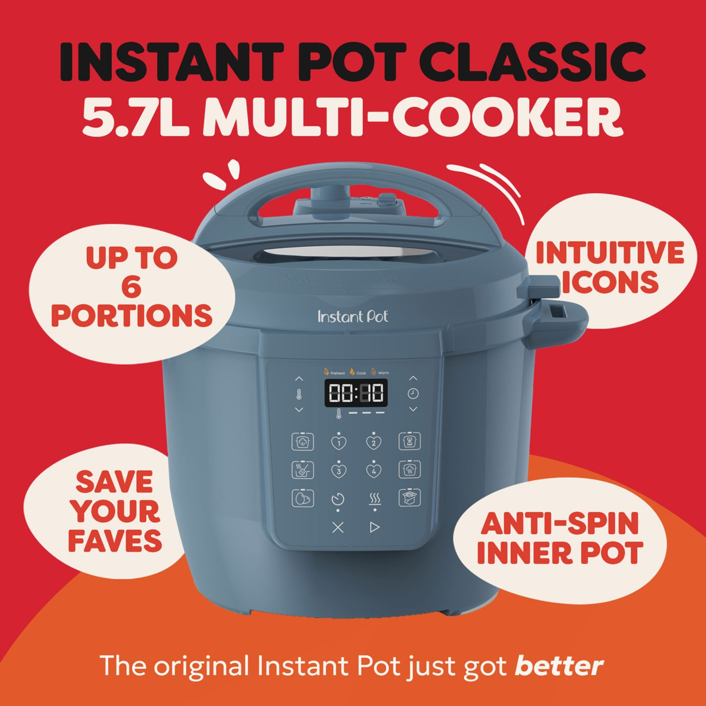 Instant Pot Blau Daydream Multikocher 5,7L