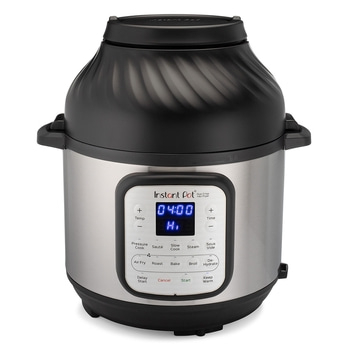 Instant Pot Duo Crisp Air Fryer, Kochfeld mit Optionen und Anzeige