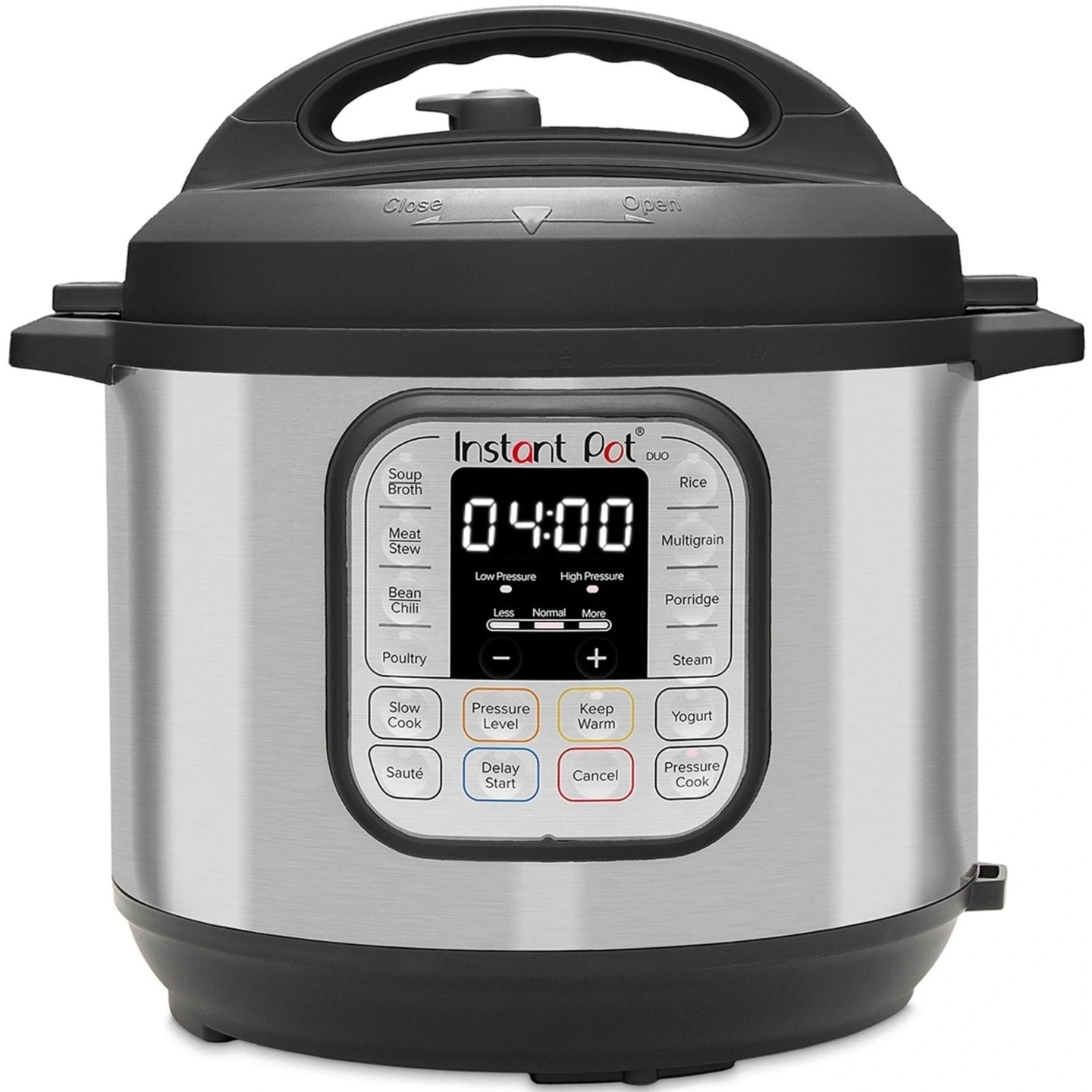 Instant Pot Duo 80 Edelstahl Schwarz Multikocher 8L