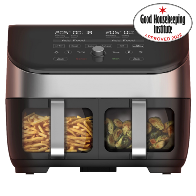 Instant Pot Vortex Plus Dual ClearCook Silber Heißluftfritteuse 7,6L